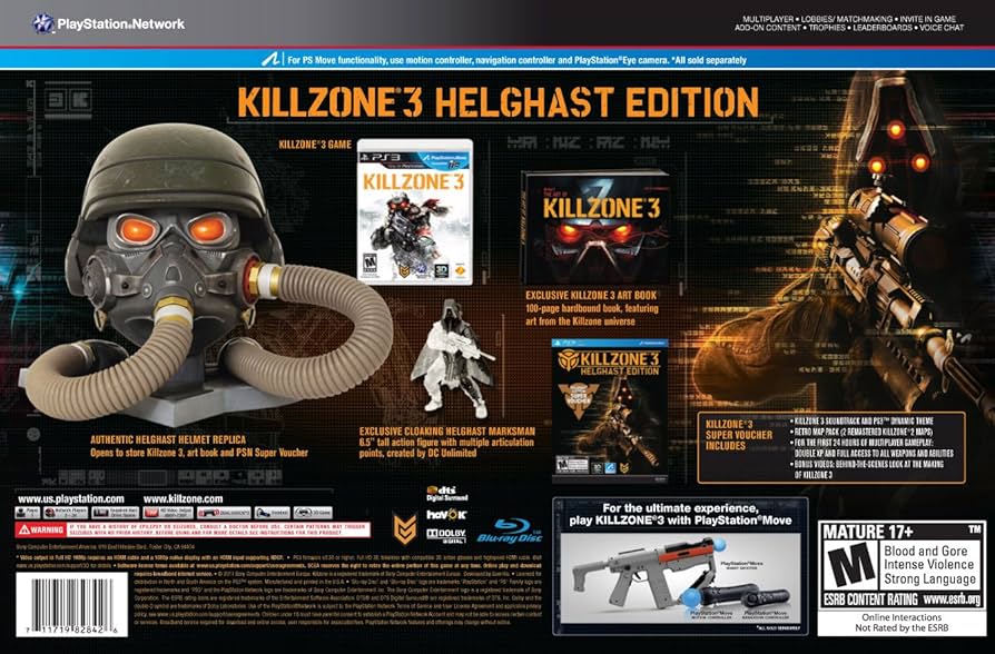 Killzone 3 [Helghast Edition] PS3 - Video Game - Used - CaveGamers - Image 2