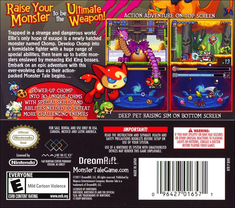 Monster Tale DS - Video Game - Used - CaveGamers - Image 2
