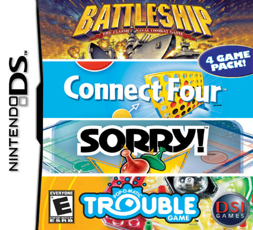 Battleship Connect 4 Sorry Trouble DS - Video Game - Used - CaveGamers