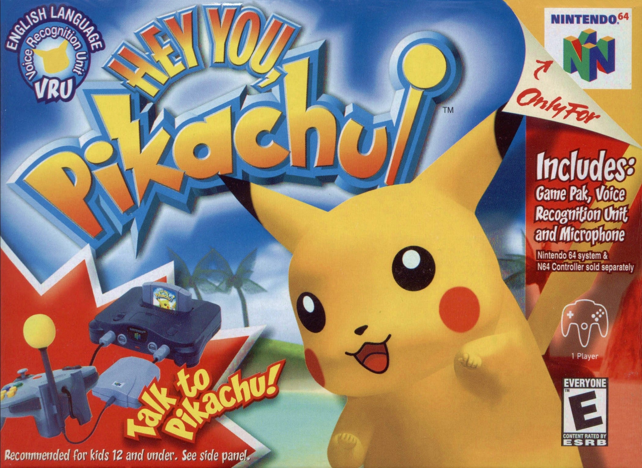 Hey You, Pikachu! N64 - Video Game - Used - CaveGamers