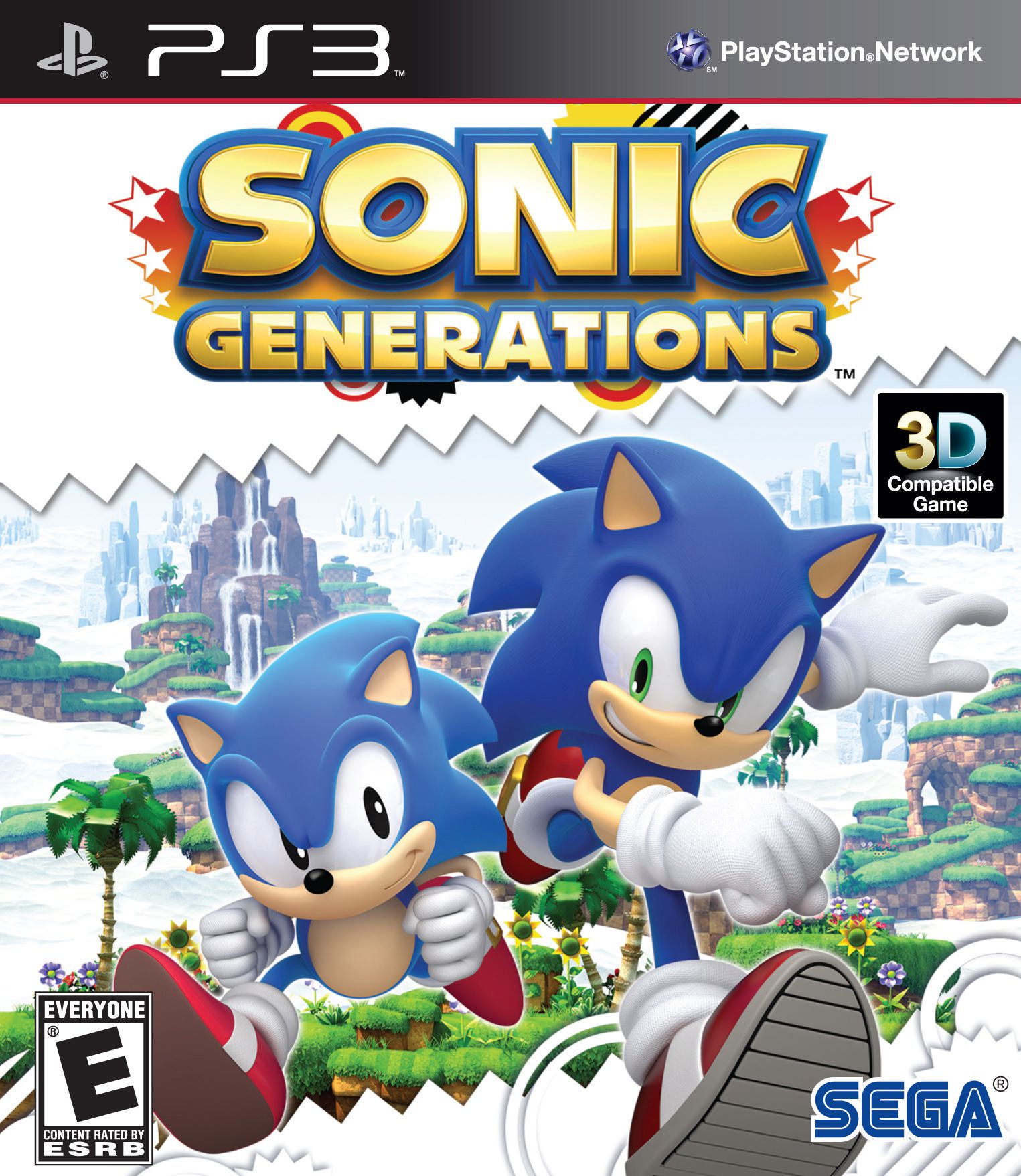 Sonic Generations PS3 - Video Game - Used - CaveGamers
