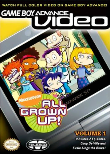 GBA Video All Grown Up! Vol. 1 Game Boy Advance - Video Game - Used - CaveGamers