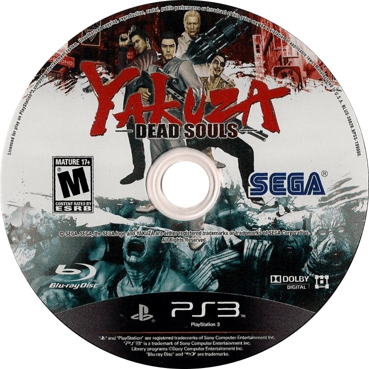 Yakuza Dead Souls PS3 - Video Game - Used - CaveGamers - Image 3