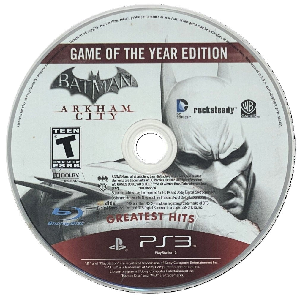 Batman: Arkham City [Game of the Year] PS3 - Video Game - Used - CaveGamers - Image 3