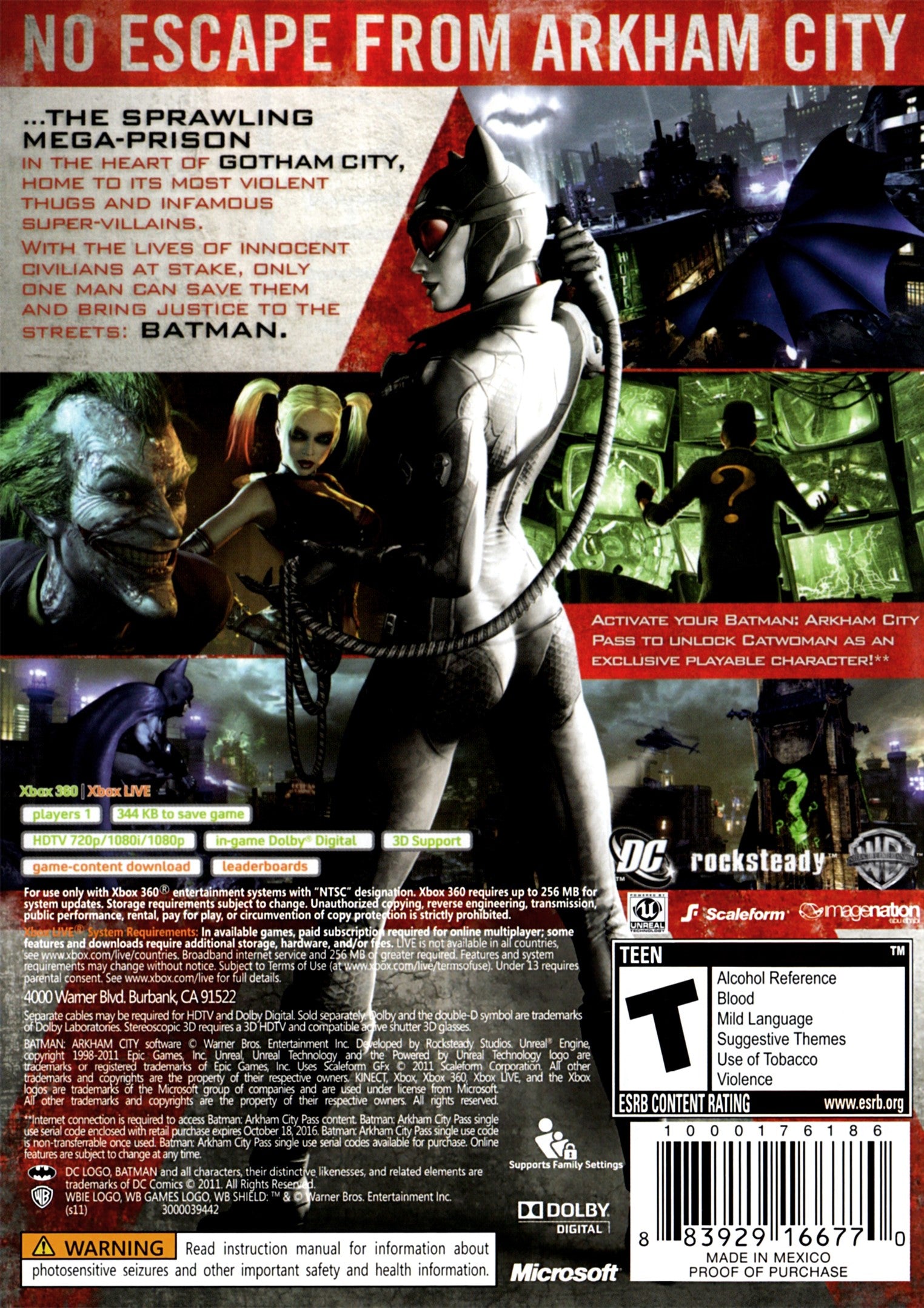 Batman: Arkham City [Game of the Year] [2 Discs] Xbox 360 - Video Game - Used - CaveGamers - Image 2