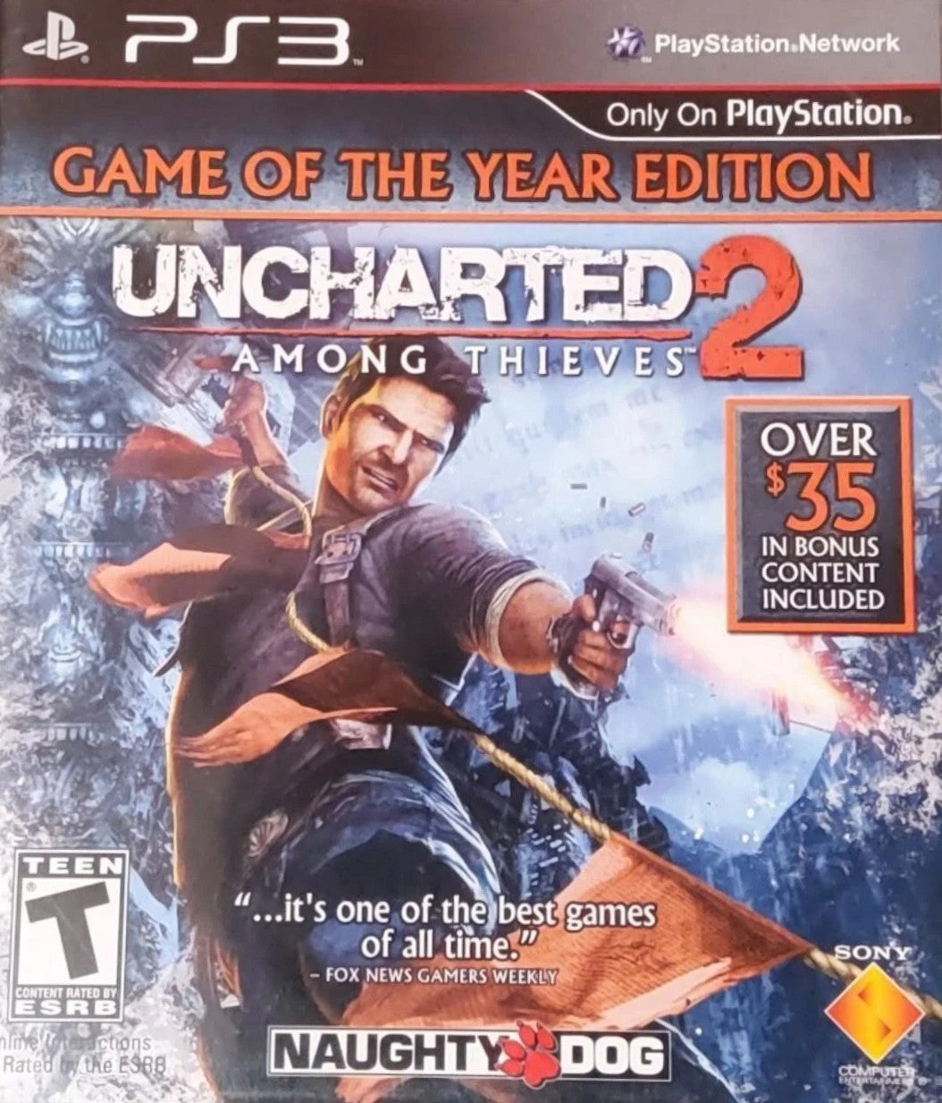 Uncharted 2: Among Thieves [Game of the Year] PS3 - Video Game - Used - CaveGamers