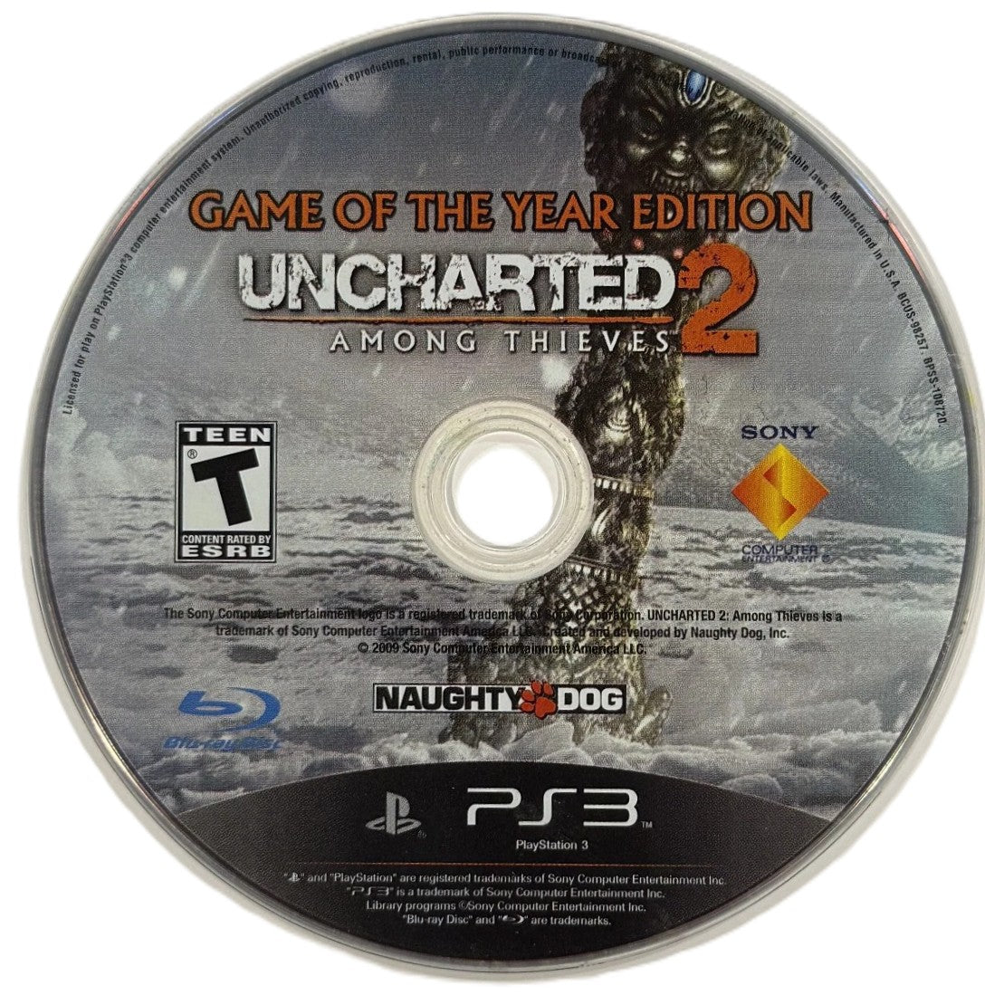 Uncharted 2: Among Thieves [Game of the Year] PS3 - Video Game - Used - CaveGamers - Image 3