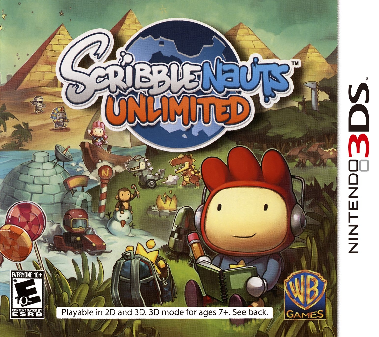 Scribblenauts Unlimited 3DS - Video Game - Used - CaveGamers