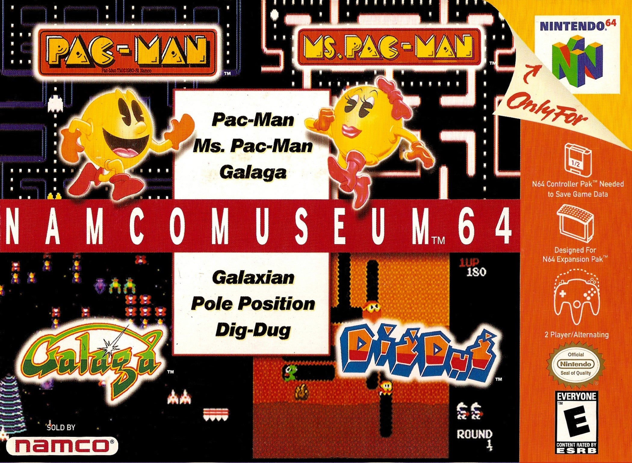 Namco Museum 64 N64 - Video Game - Used - CaveGamers