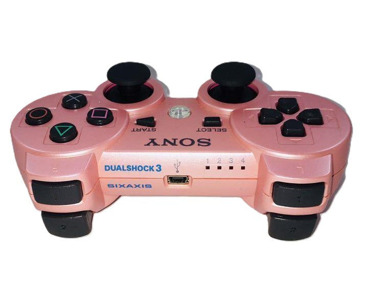 PlayStation 3 Dualshock 3 Wireless Controller - Pink PS3 - Video Game Accessory - Used - CaveGamers - Image 2