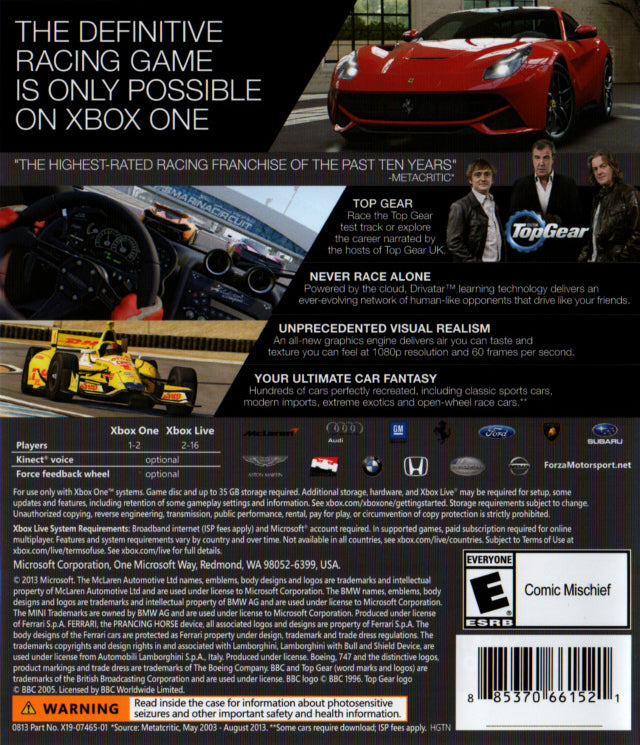 Forza Motorsport 5 Xbox One - Video Game - Used - CaveGamers - Image 2