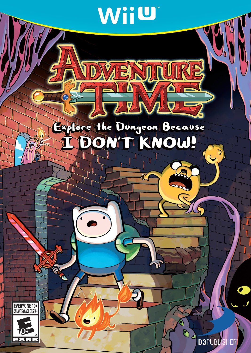 Adventure Time: Explore the Dungeon Because I Don't Know Wii U - Video Game - Used - CaveGamers