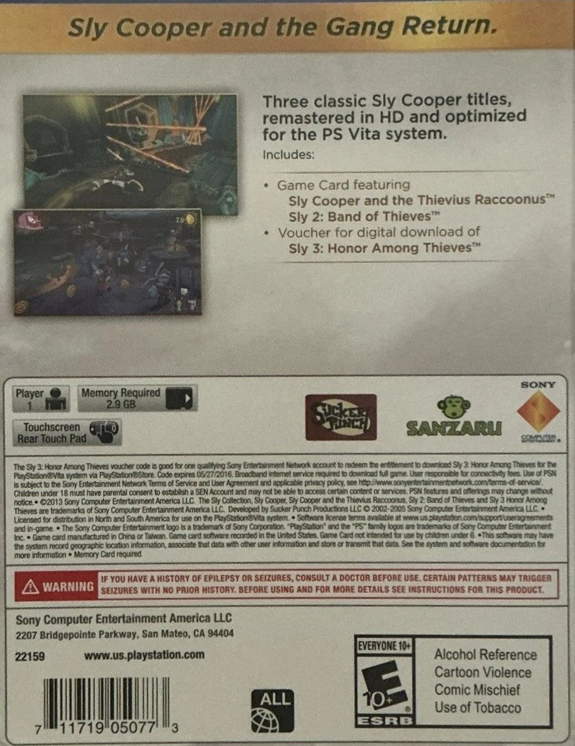 Sly Cooper Collection