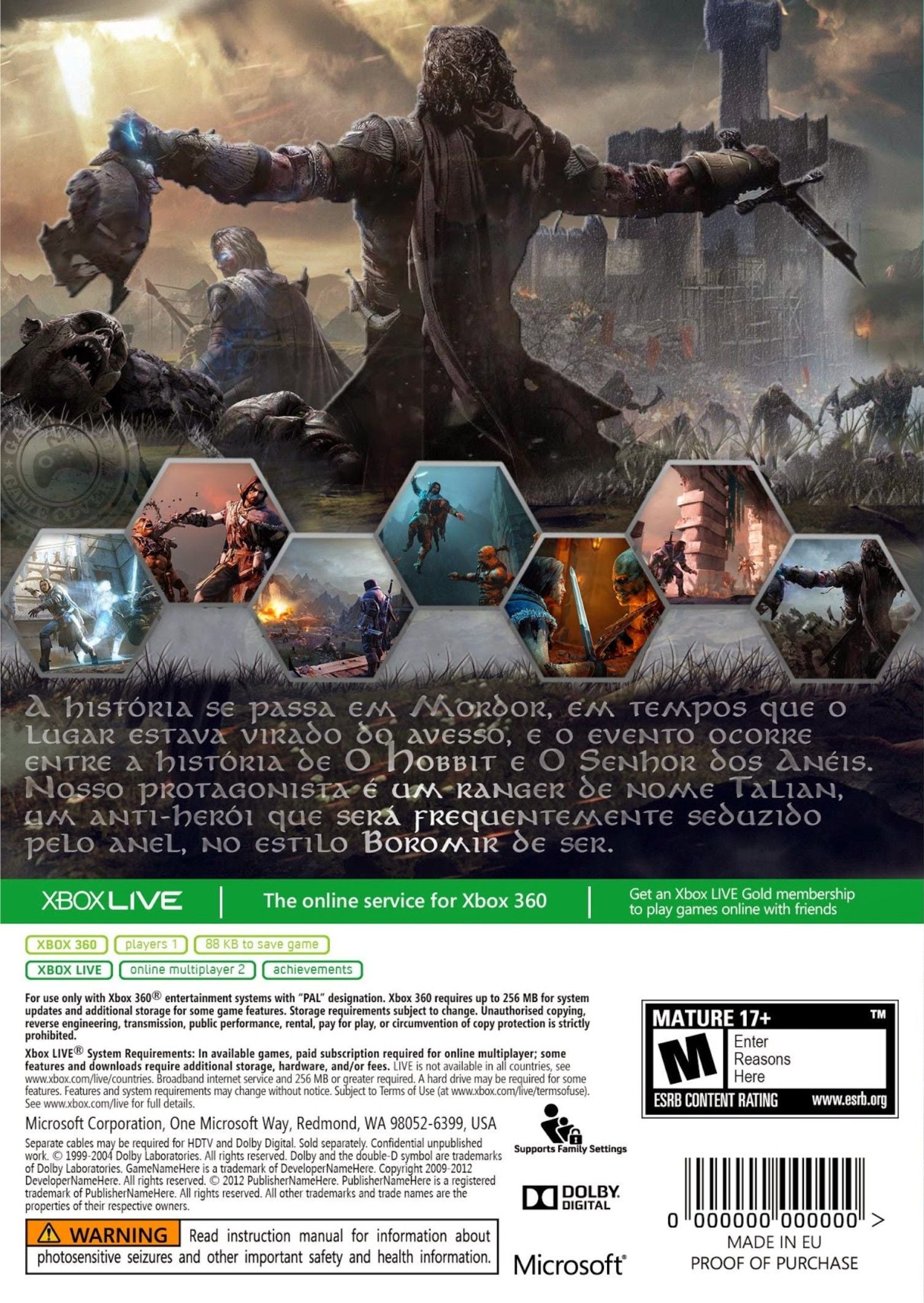 Middle Earth: Shadow of Mordor [2 Discs] Xbox 360 - Video Game - Used - CaveGamers - Image 2