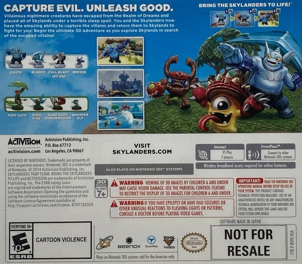 Skylanders Trap Team: Starter Pack 3DS - Video Game - Used - CaveGamers - Image 2