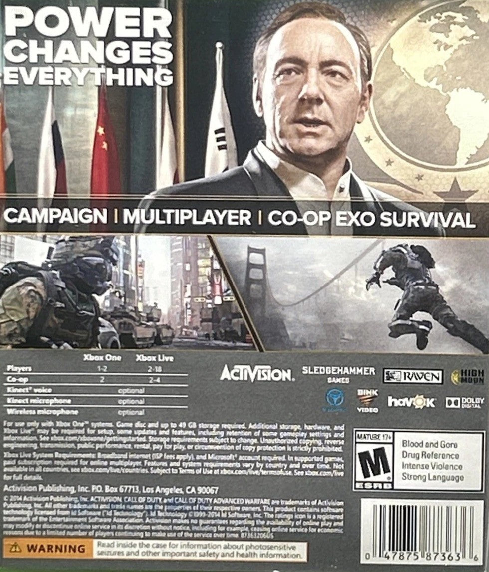 Call of Duty Advanced Warfare Xbox One - Video Game - Used - CaveGamers - Image 2
