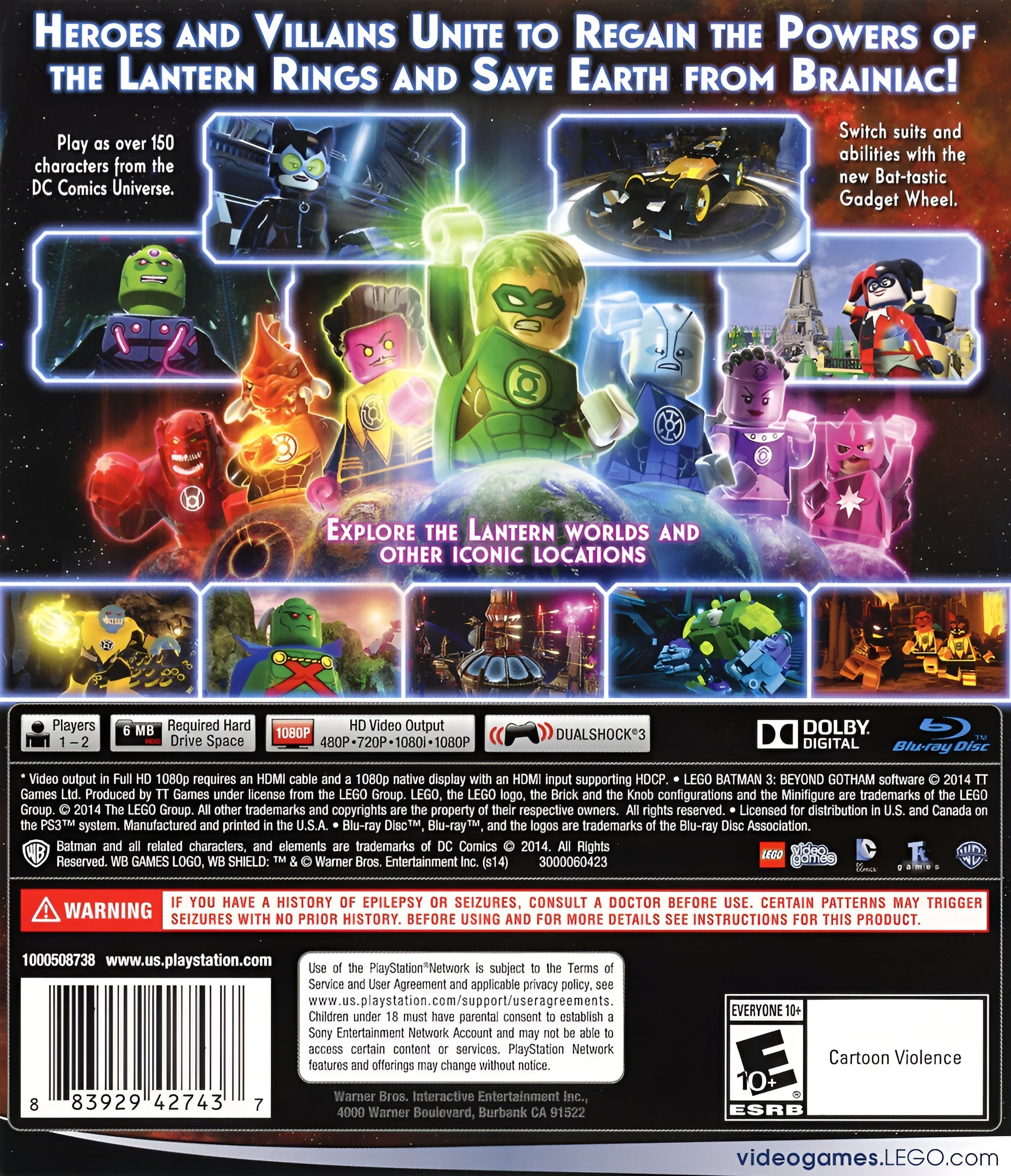 LEGO Batman 3: Beyond Gotham PS3 - Video Game - Used - CaveGamers - Image 2