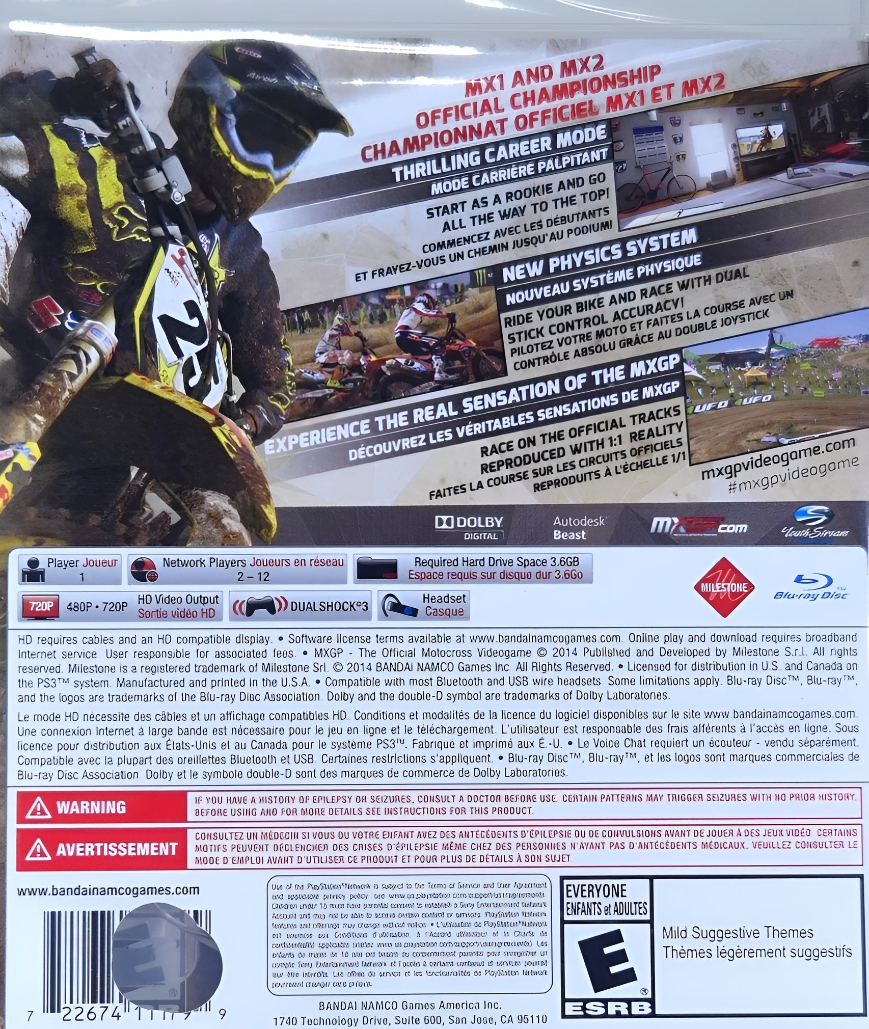 MXGP 14 PS3 - Video Game - Used - CaveGamers - Image 2