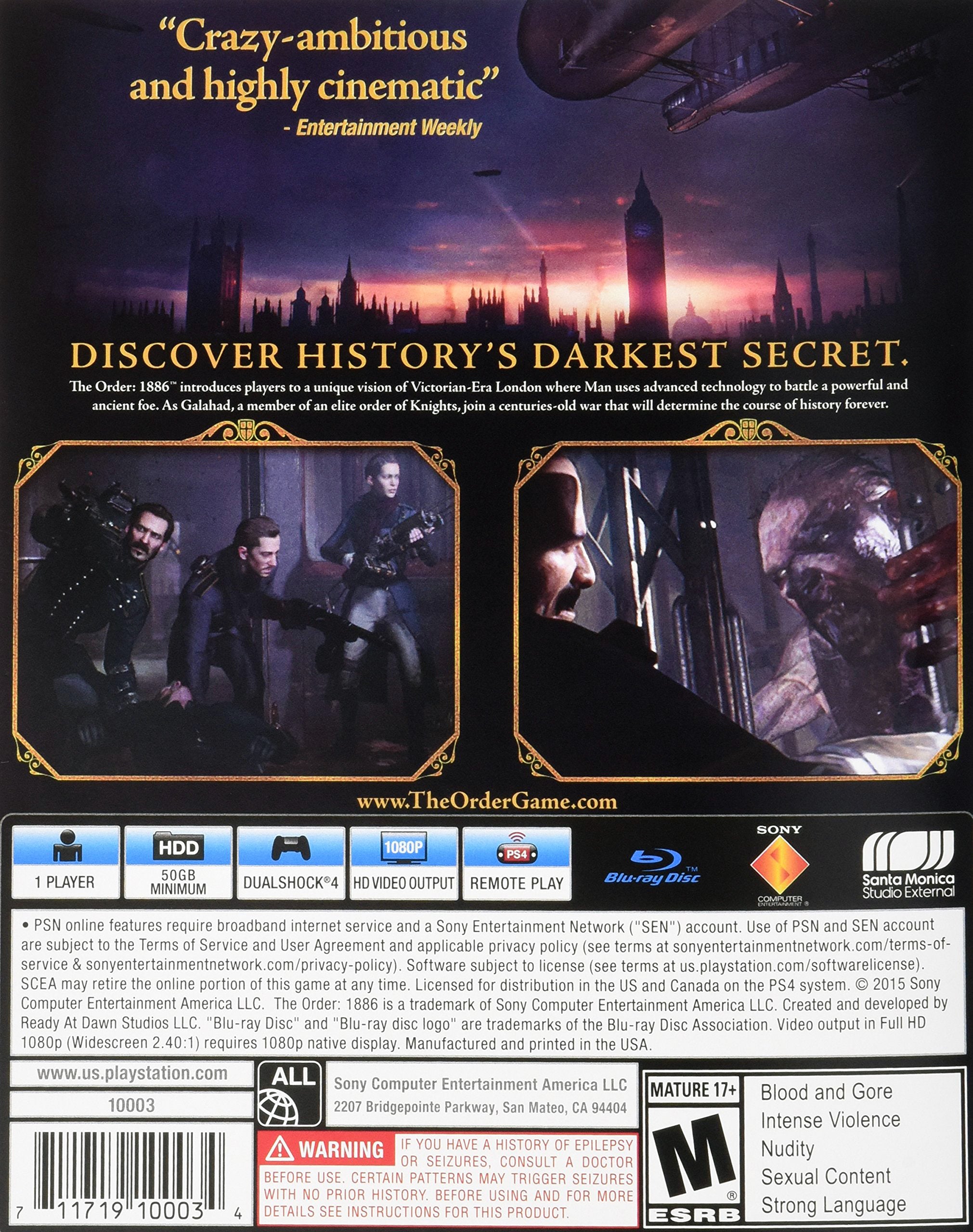 The Order: 1886 PS4 - Video Game - Used - CaveGamers - Image 2
