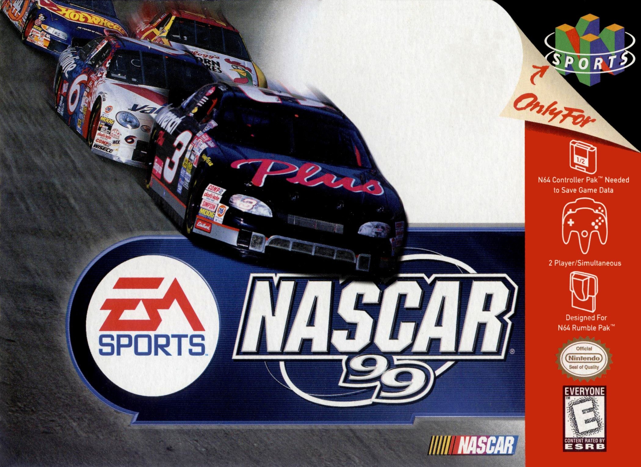 Nascar 99 N64 - Video Game - Used - CaveGamers