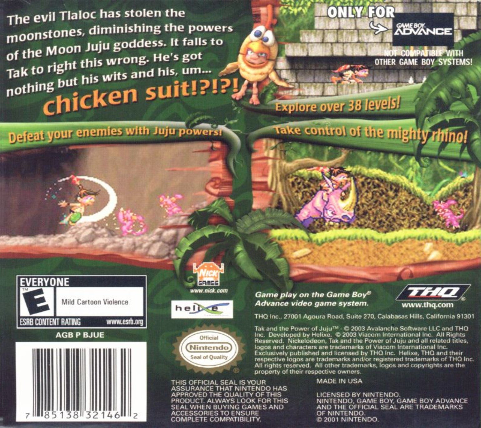 Tak and the Power of JuJu Game Boy Advance - Video Game - Used - CaveGamers - Image 2