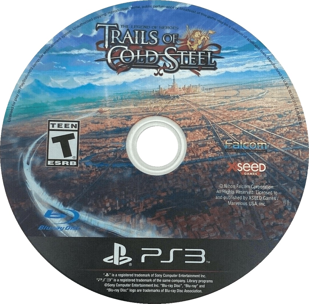 Legend of Heroes: Trails of Cold Steel PS3 - Video Game - Used - CaveGamers - Image 3