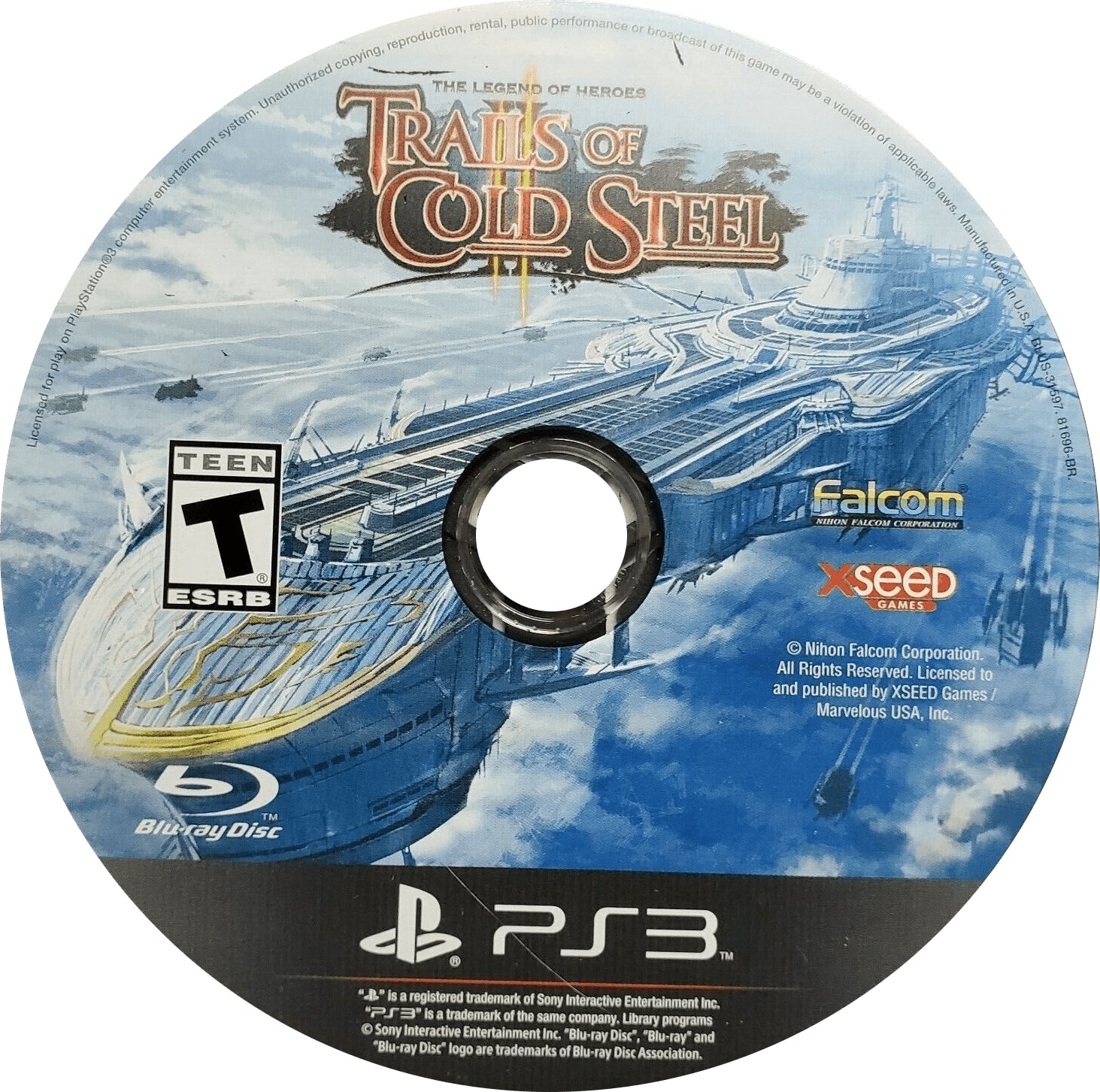 Legend of Heroes: Trails of Cold Steel II PS3 - Video Game - Used - CaveGamers - Image 3