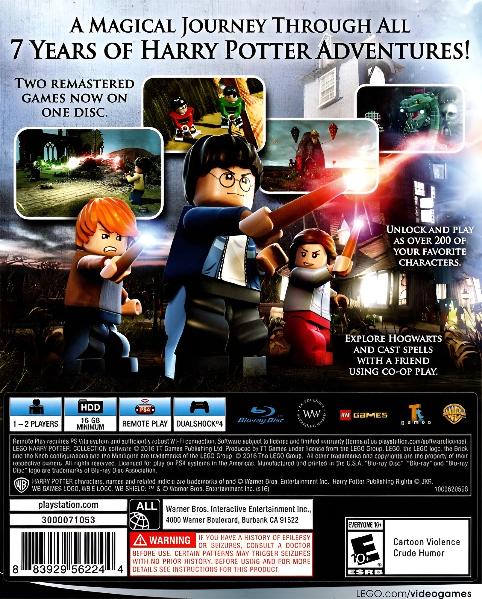 LEGO Harry Potter Collection PS4 - Video Game - Used - CaveGamers - Image 2