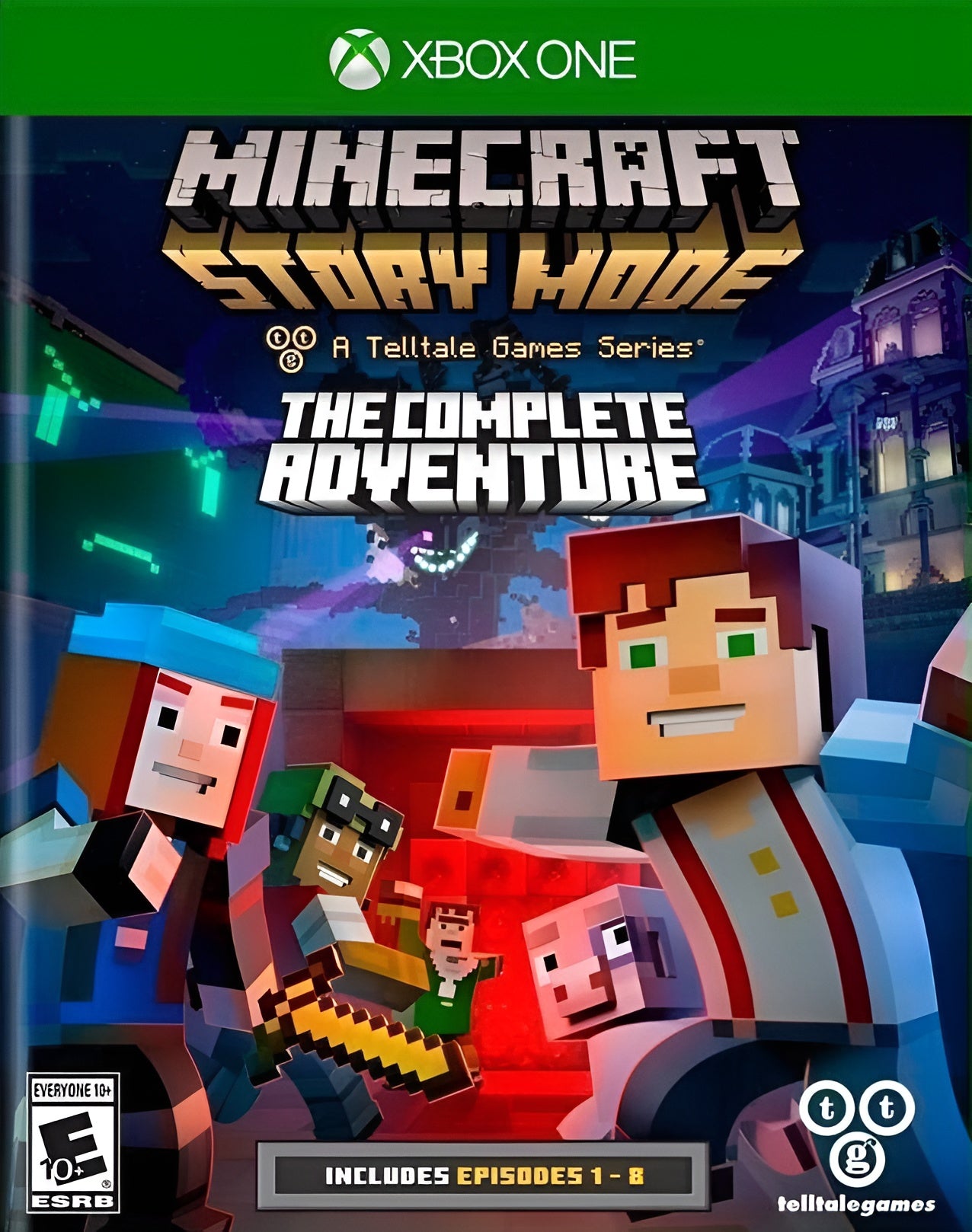 Minecraft: Story Mode Complete Adventure Xbox One - Video Game - Used - CaveGamers