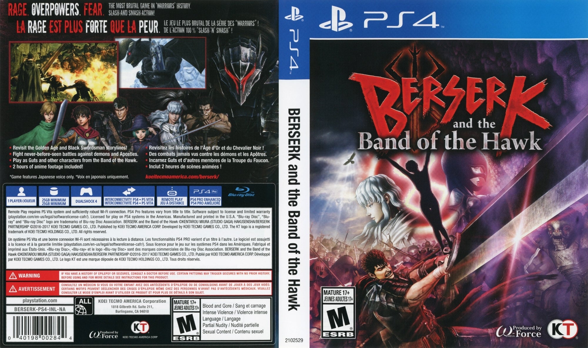 Berserk and the Band of the Hawk PS4 - Video Game - Used - CaveGamers - Image 3
