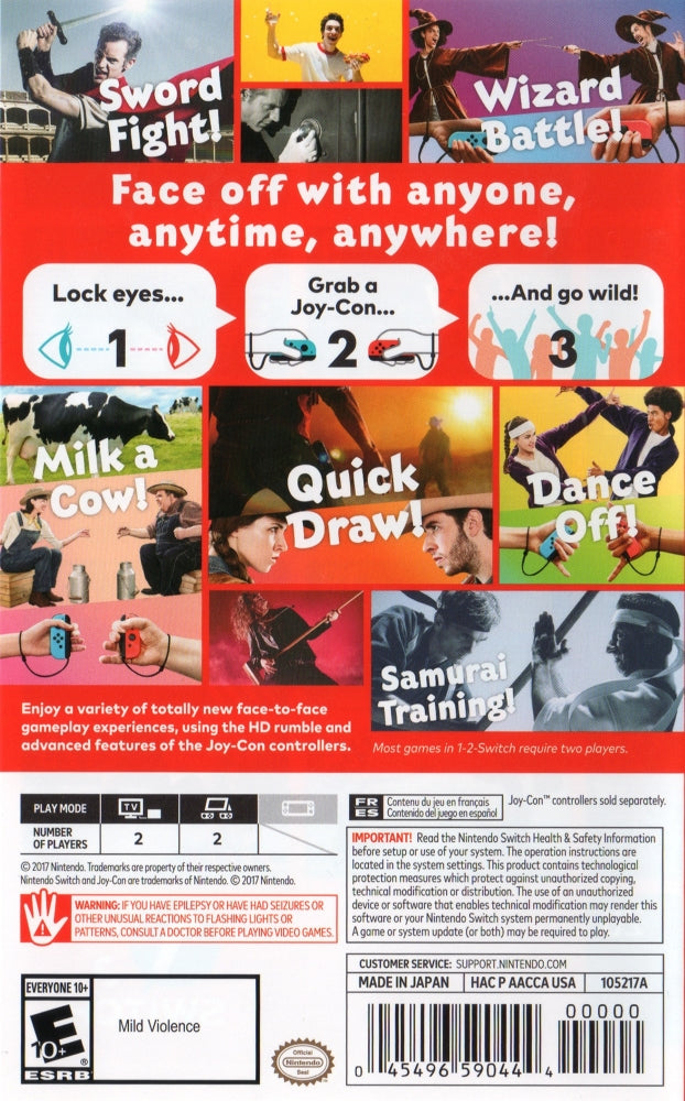 1-2 Switch - Video Game - Used - CaveGamers - Image 2