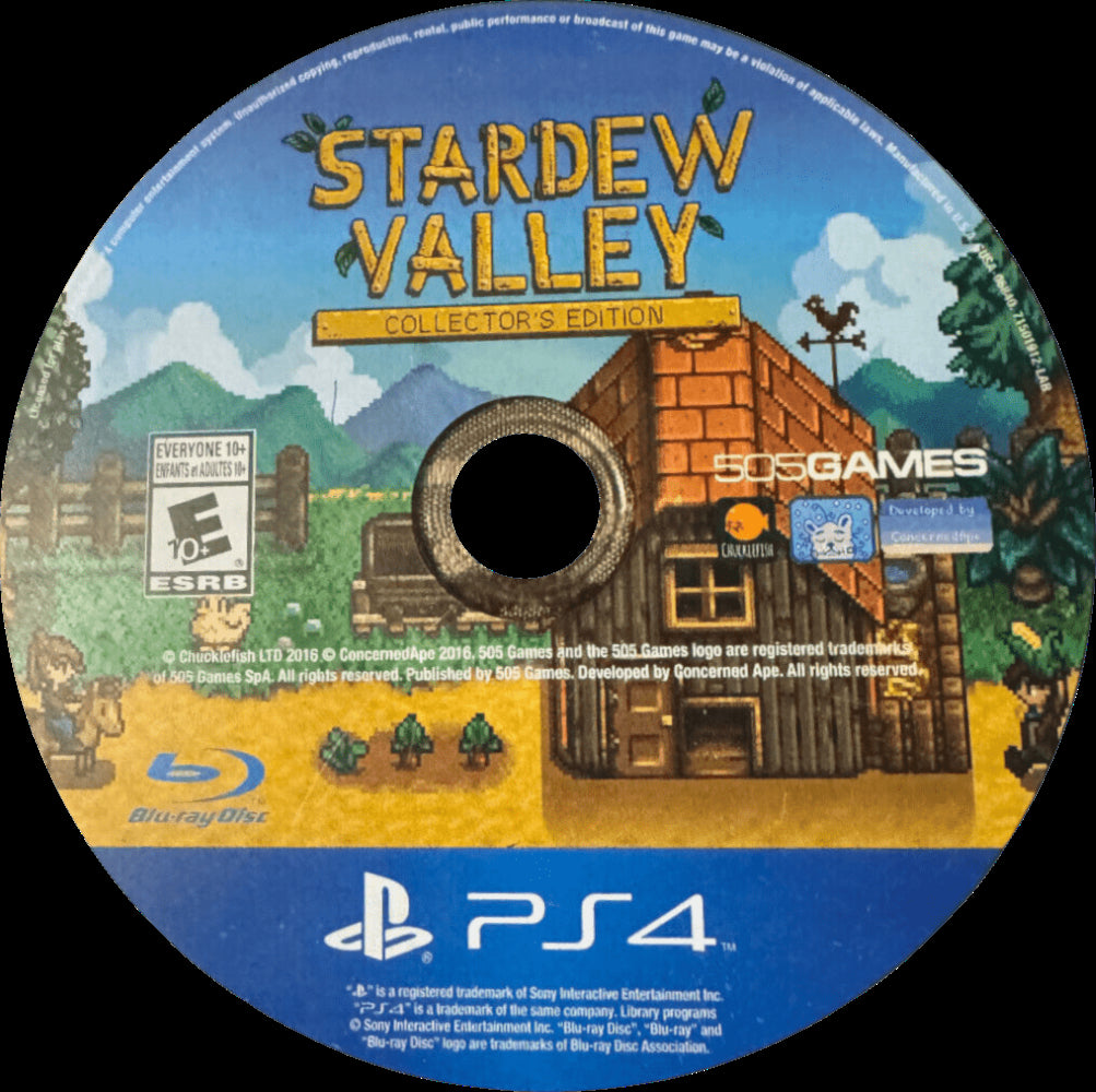 Stardew Valley Collector's Edition PS4 - Video Game - Used - CaveGamers - Image 2