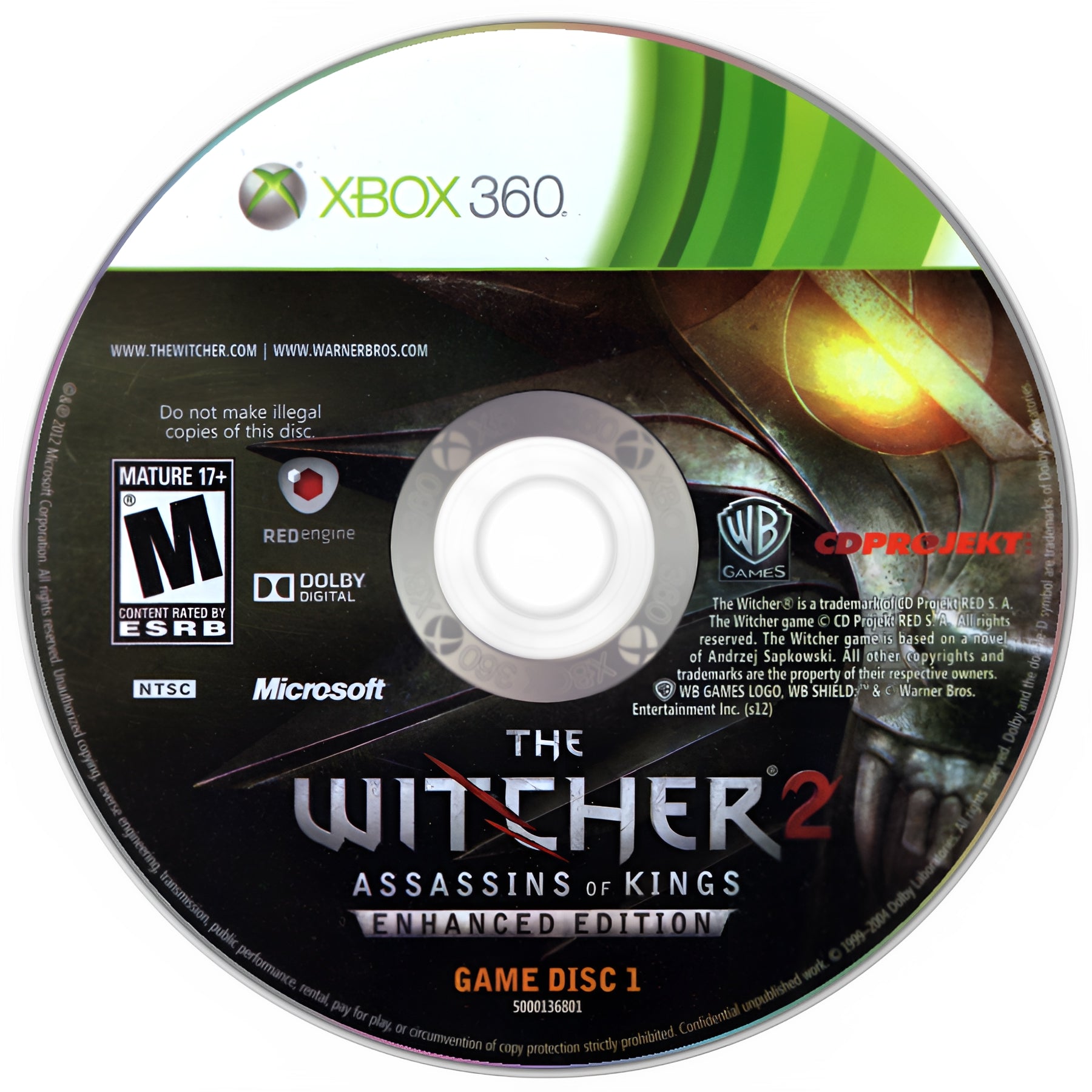 The Witcher 2: Assassins of Kings - Enhanced Edition [2 Discs] Xbox 360 - Video Game - Used - CaveGamers - Image 3