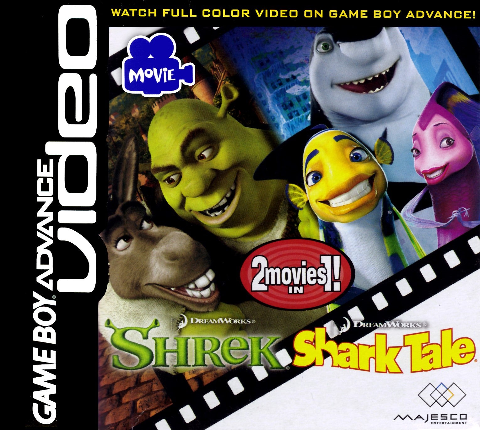 Game Boy Advance Video Shrek And Shark Tale - Video Game - Used - CaveGamers