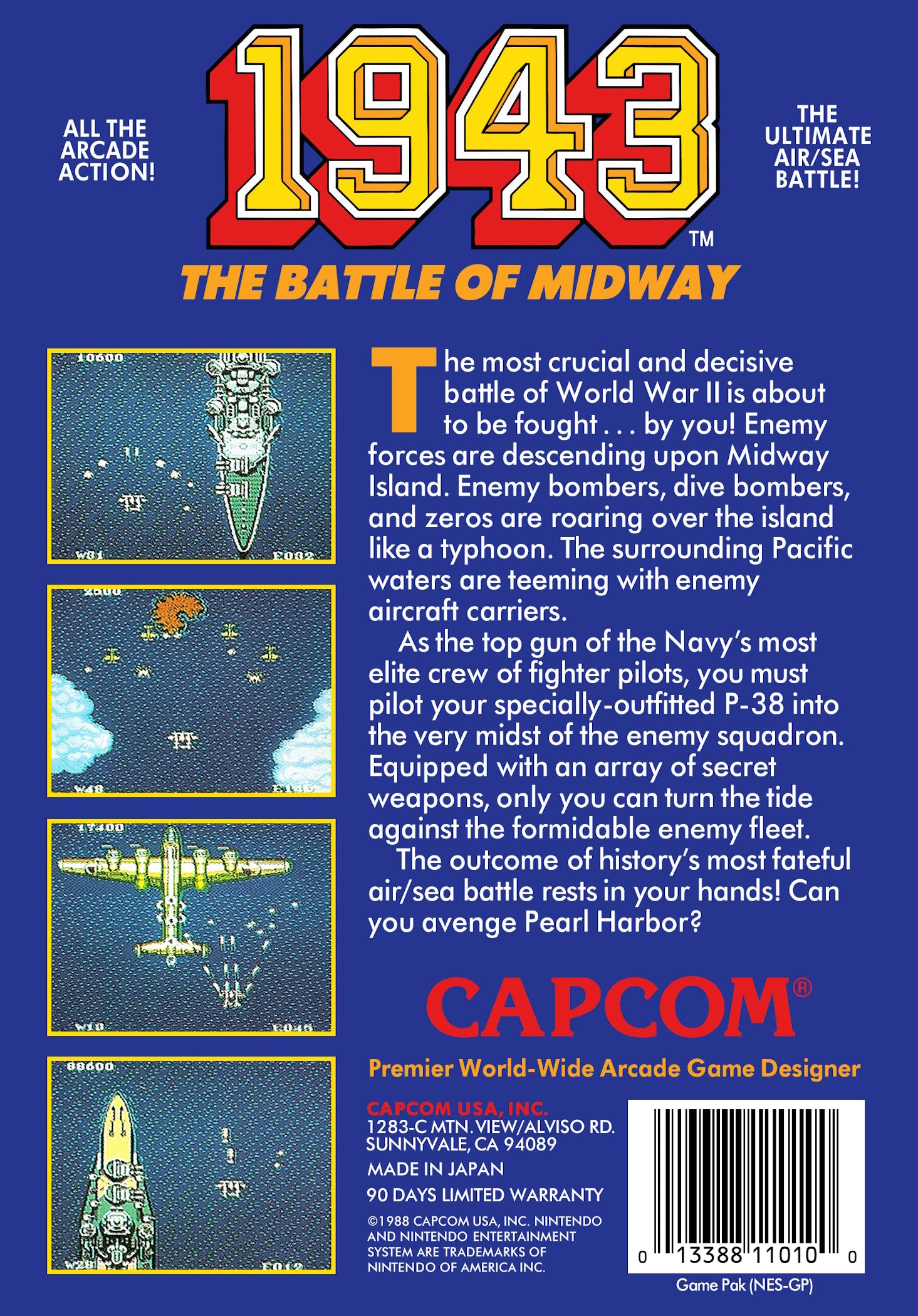 1943: The Battle of Midway NES - Video Game - Used - CaveGamers - Image 2