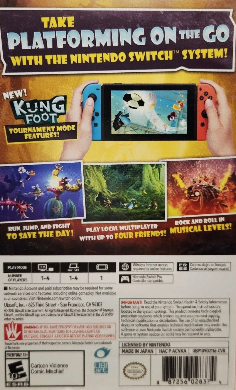 Rayman Legends Switch - Video Game - Used - CaveGamers - Image 2