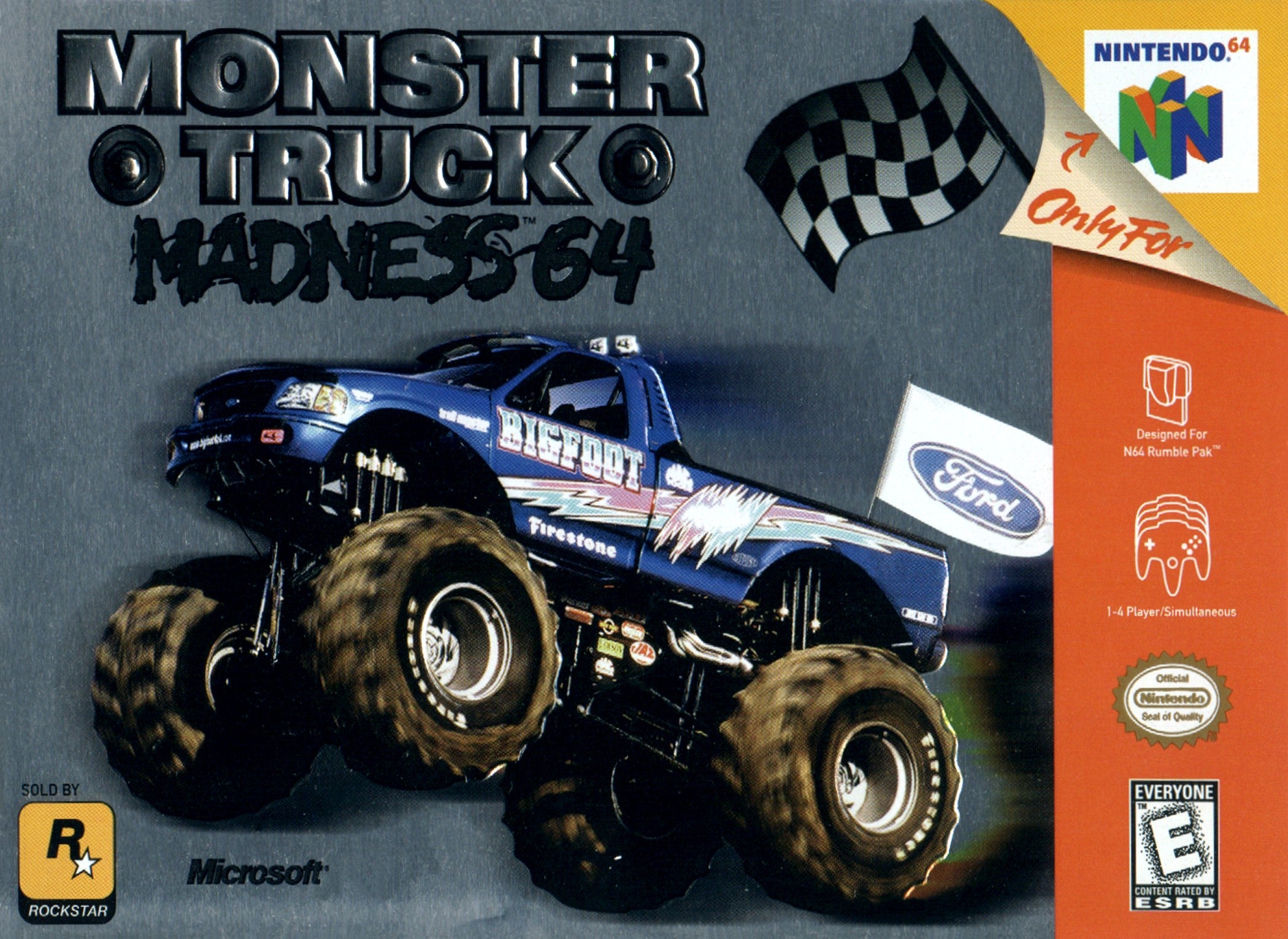 Monster Truck Madness 64 N64 - Video Game - Used - CaveGamers