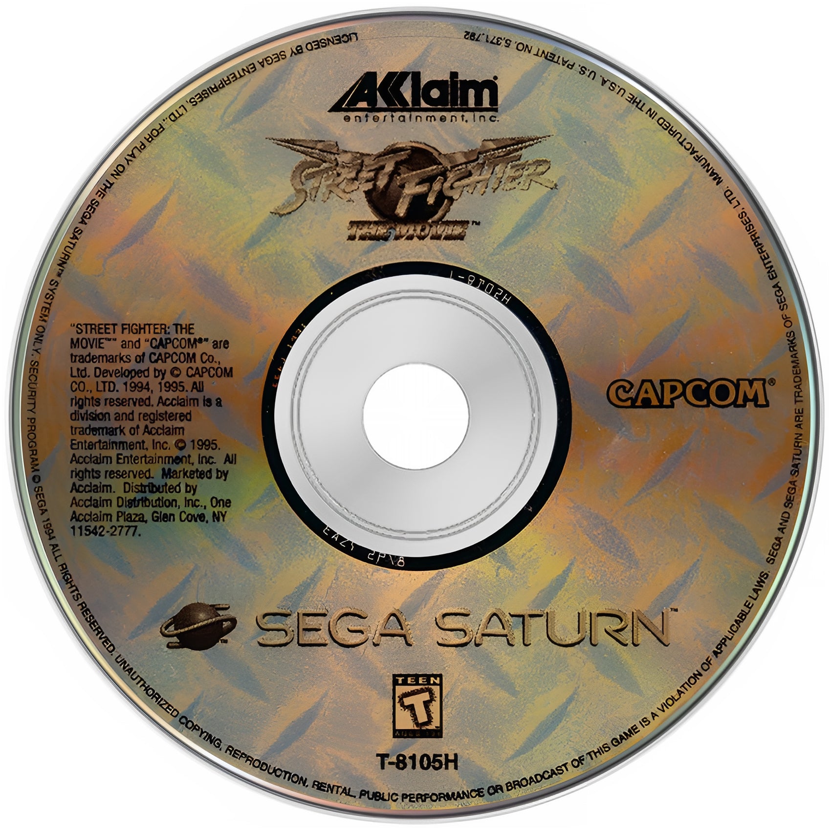 Street Fighter: The Movie Saturn - Video Game - Used - CaveGamers - Image 3