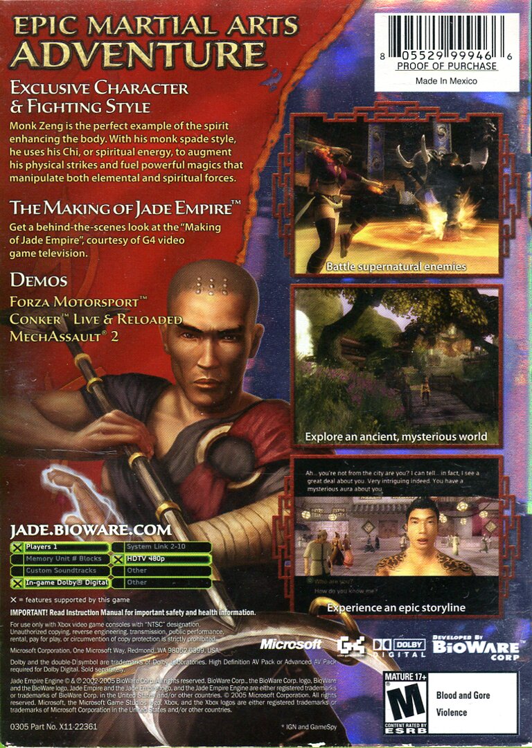 Jade Empire - Limited Edition [2 Discs]