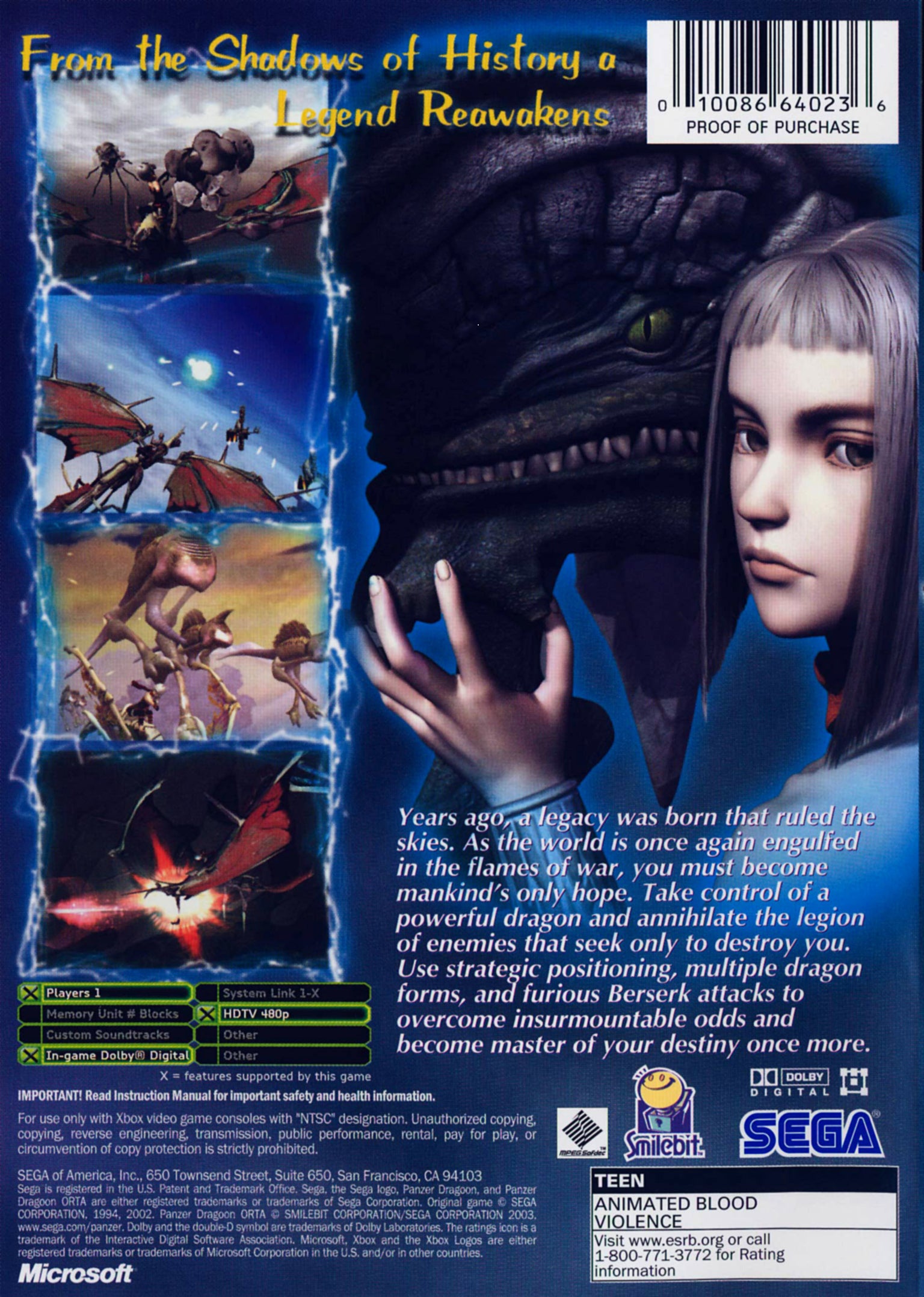 Panzer Dragoon Orta Xbox - Video Game - Used - CaveGamers - Image 2