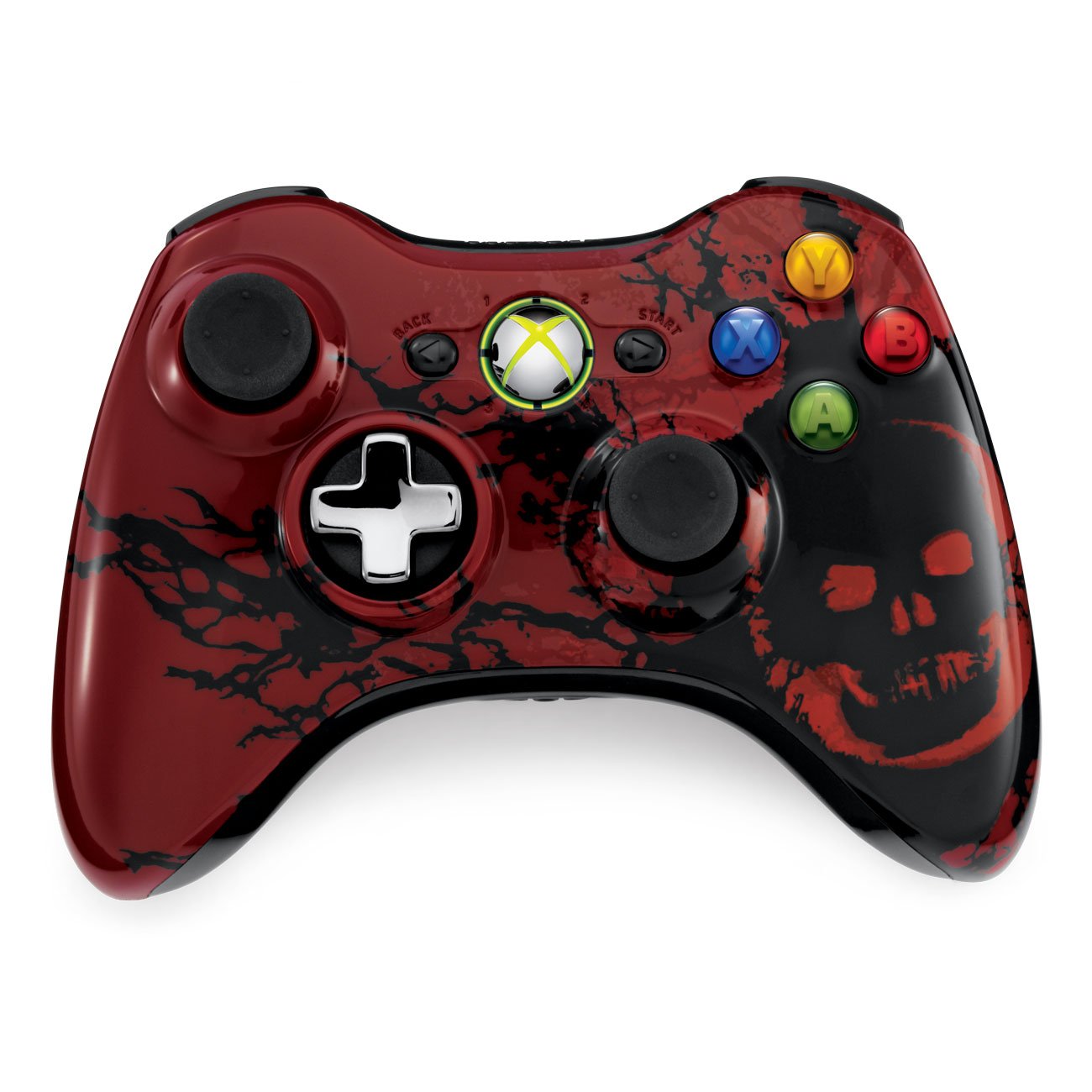Xbox 360 Wireless Controller - Gears of War 3 Edition - Video Game Accessory - Used - CaveGamers