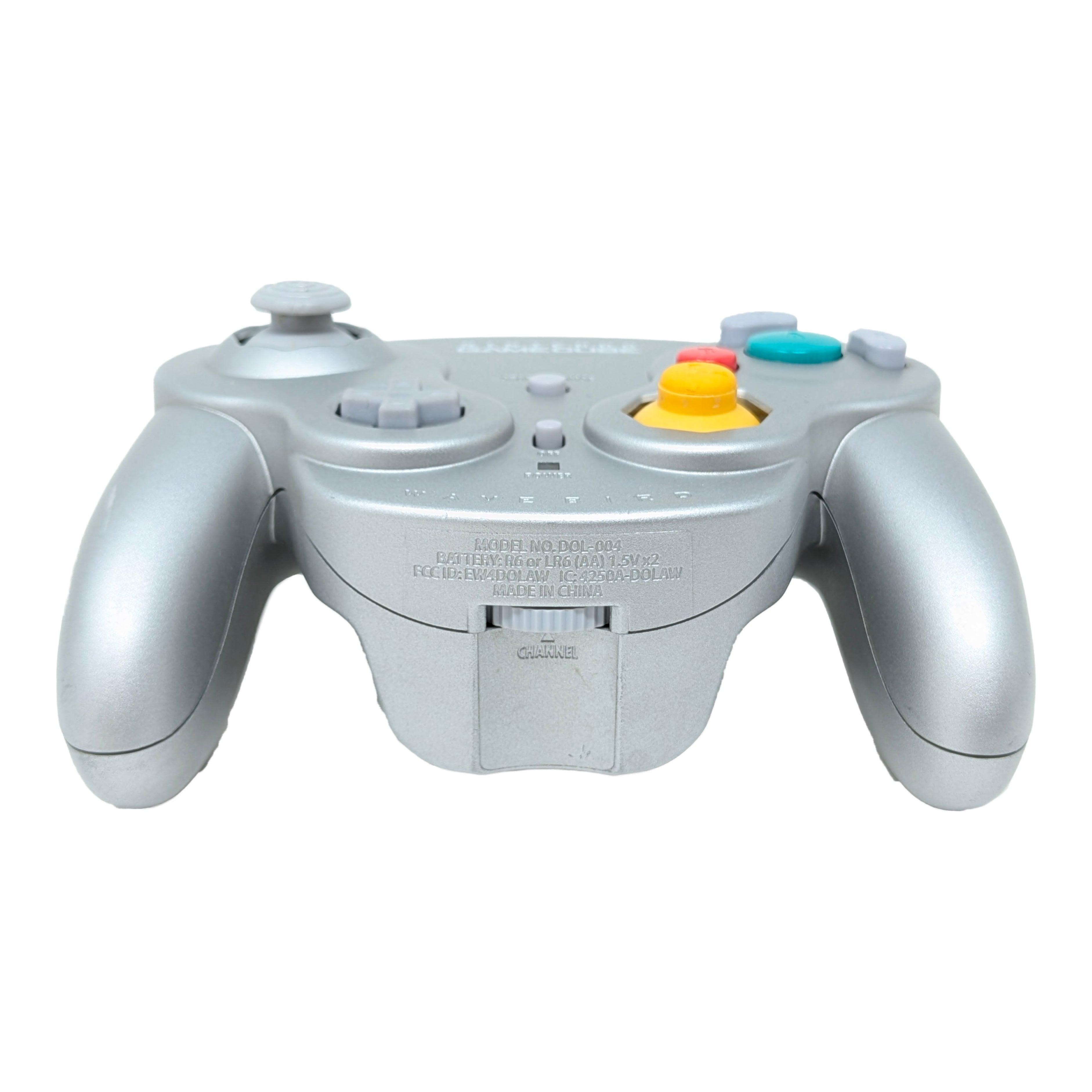 GameCube Wavebird Wireless Controller - Platinum - Video Game Accessory - Used - CaveGamers - Image 2