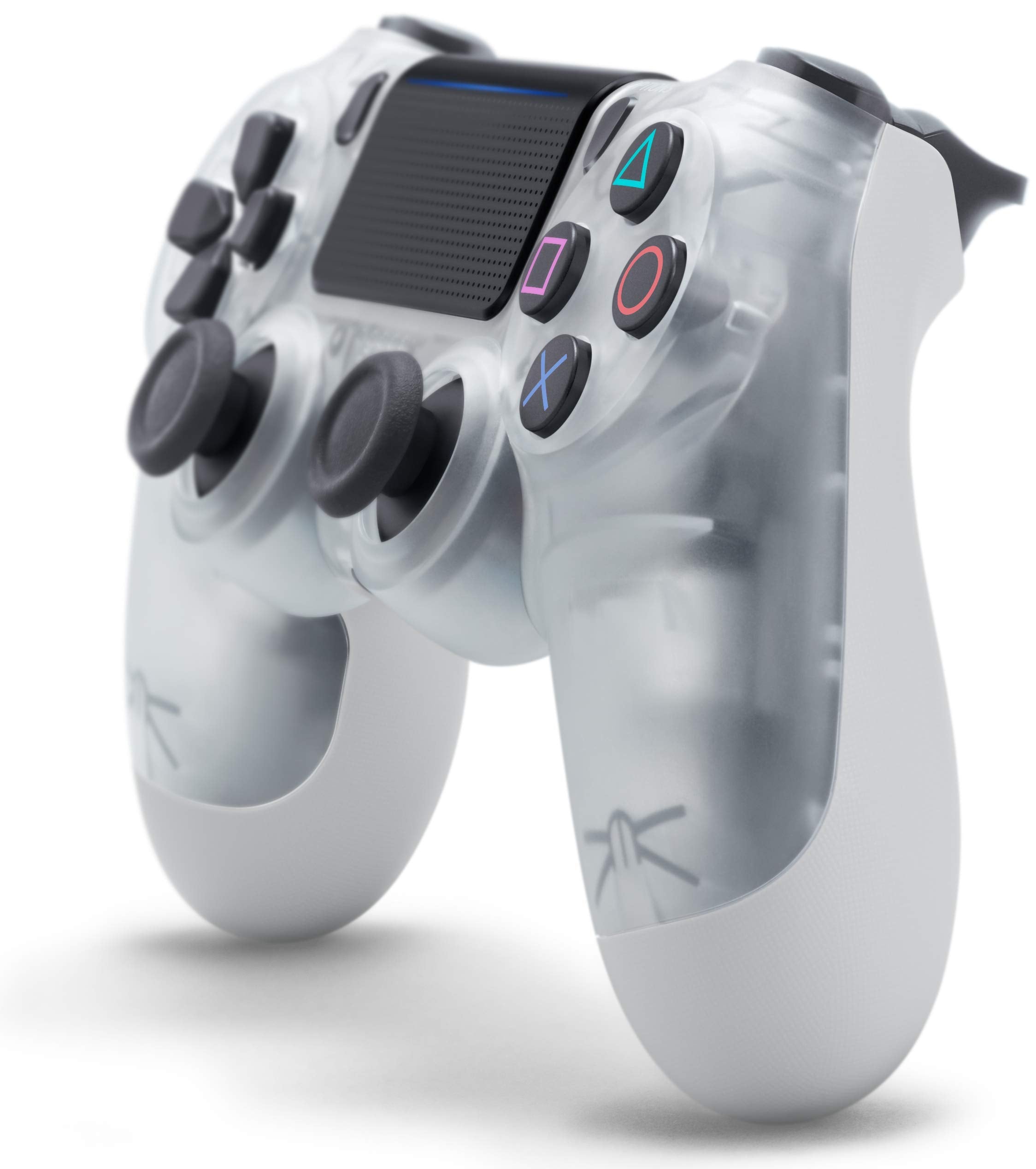 PlayStation 4 Dualshock 4 Wireless Controller - Crystal White PS4 - Video Game Accessory - Used - CaveGamers - Image 2