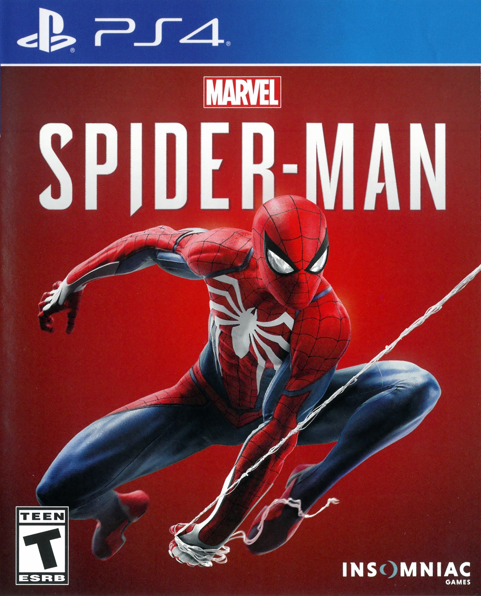 Marvel Spiderman PS4 - Video Game - Used - CaveGamers
