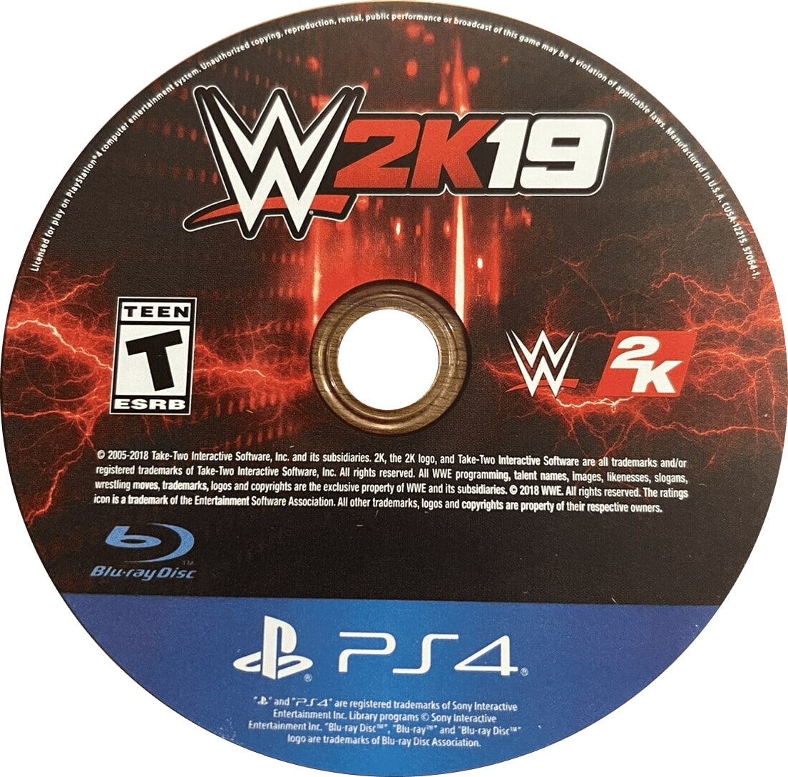 WWE 2K19 PS4 - Video Game - Used - CaveGamers - Image 2
