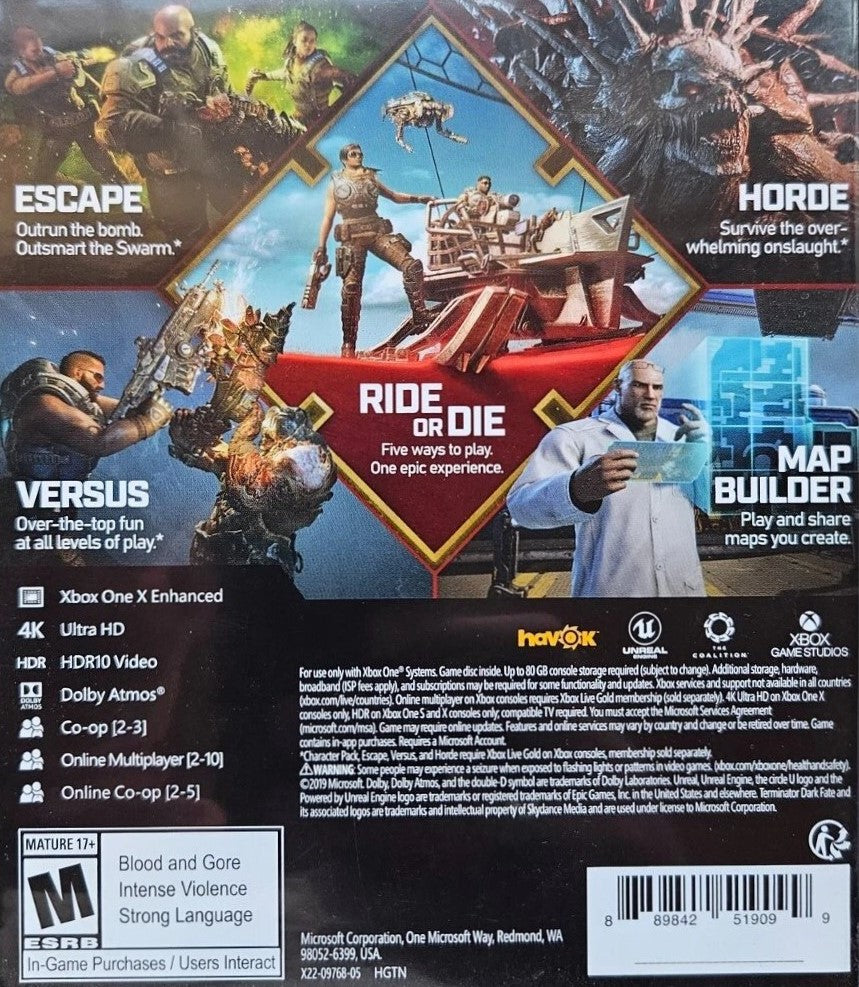 Gears 5 Xbox One - Video Game - Used - CaveGamers - Image 2