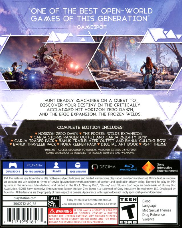Horizon Zero Dawn [Complete Edition]