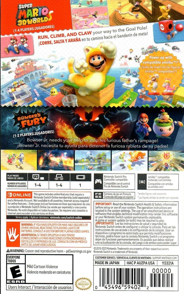 Super Mario 3D World + Bowser's Fury