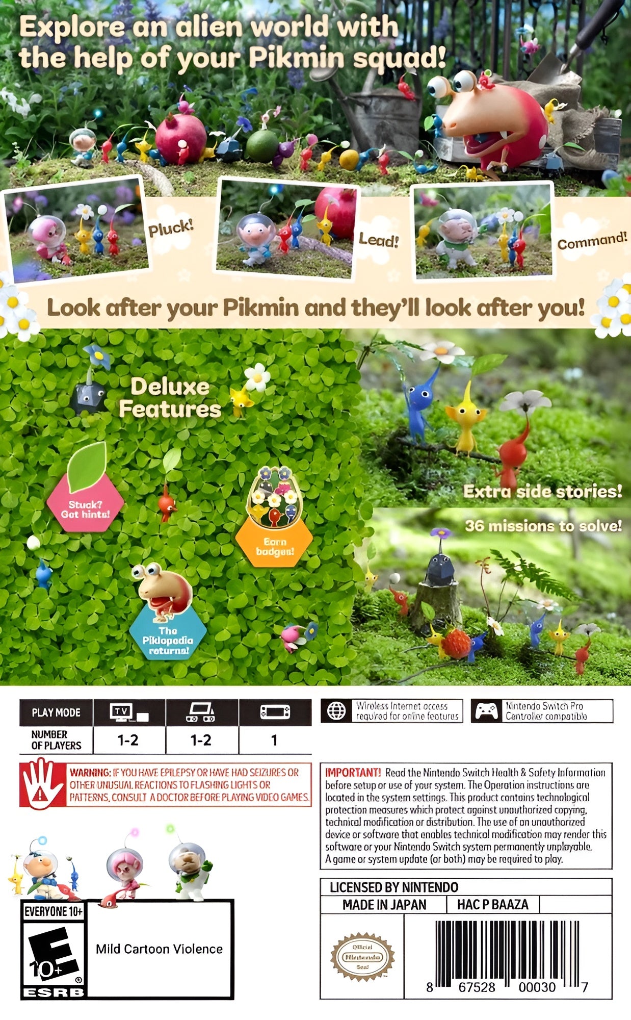 Pikmin 3 Deluxe Switch - Video Game - Used - CaveGamers - Image 2