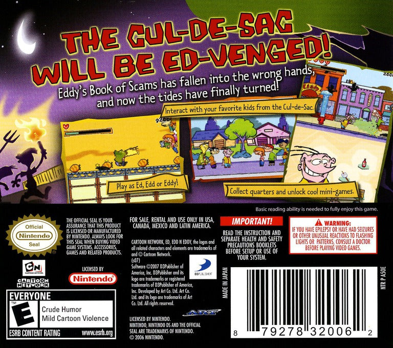 Ed, Edd n Eddy: Scam of the Century DS - Video Game - Used - CaveGamers - Image 2